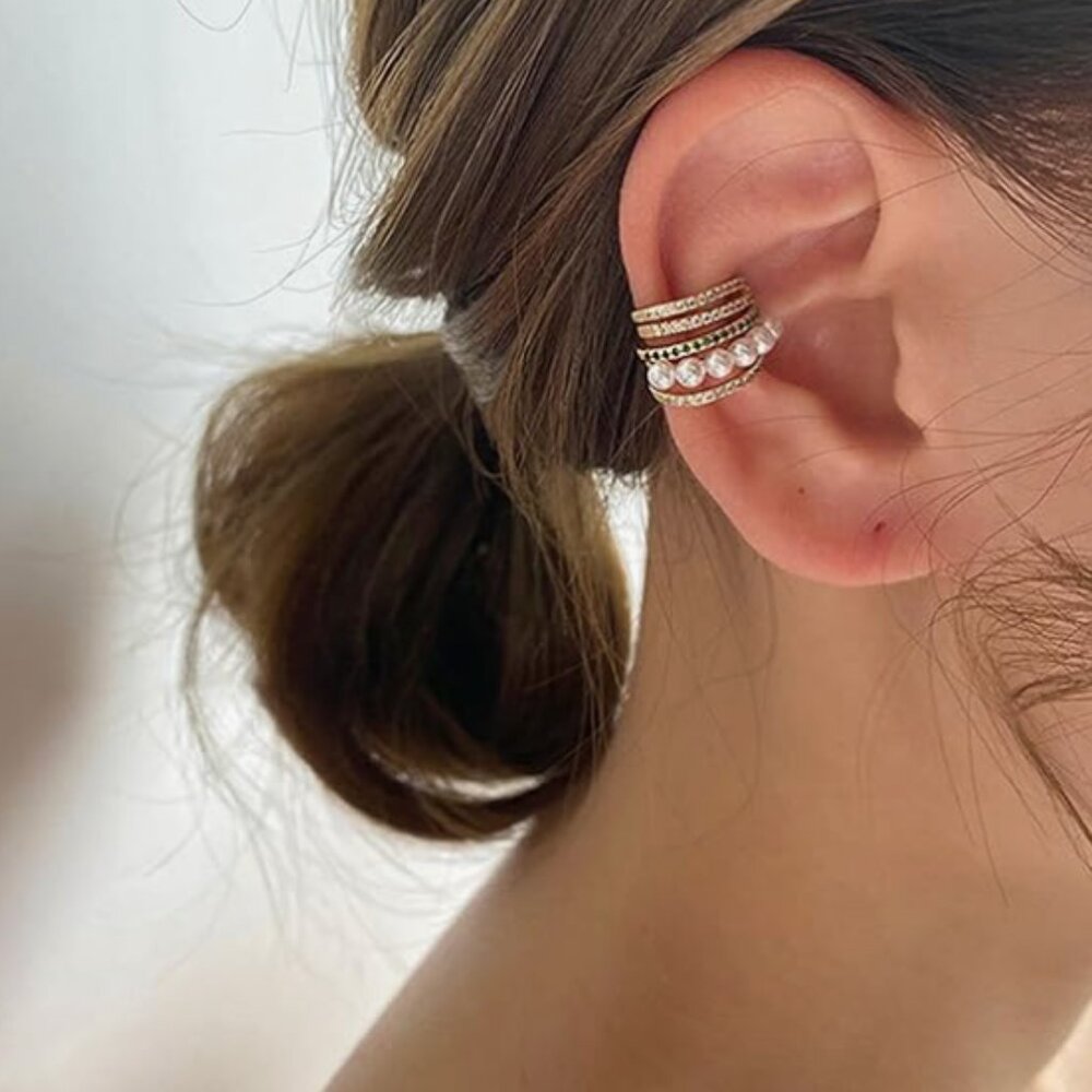 Free People Non-Piercing Ear Cuffs Earrings